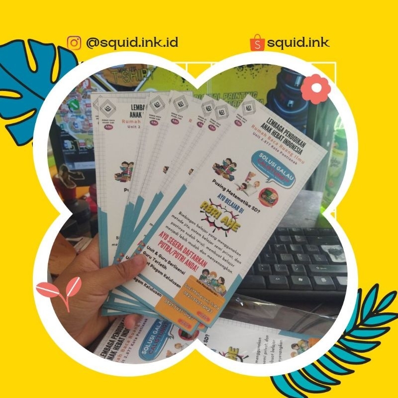 

[SQUID.INK] Cetak Brosur Flyer Leaflet PamfletArt Paper 150 Gr Full Color