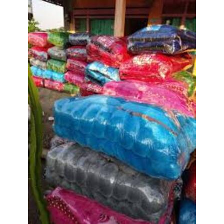 Premium (Jumbo, Free 2 Bantal) Kasur Cimol Palembang Bulu Rasfur Uk 160X170X7 Cm Sare