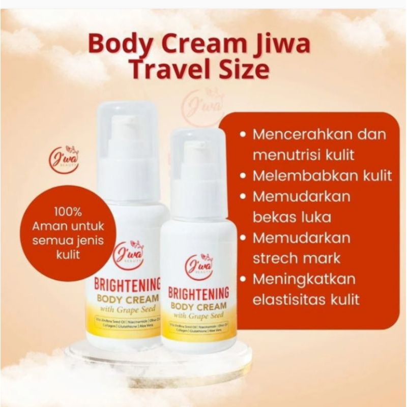 jiwa beauty body cream