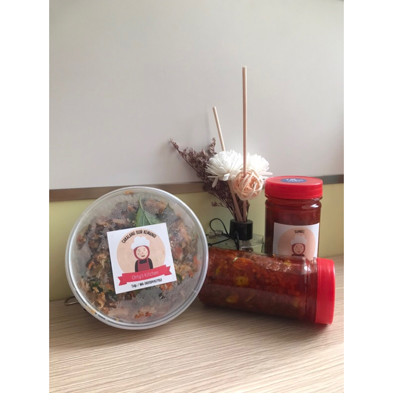 

cakalang suir kemangi & sambal petai