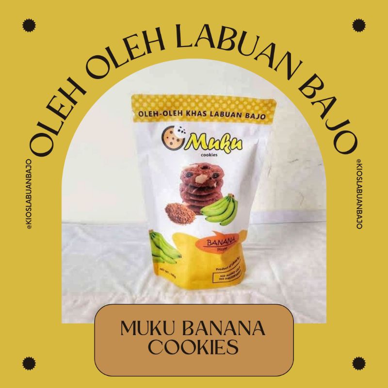 

Muku Banana Cookies 100 gr Oleh Oleh Labuan Bajo Flores NTT