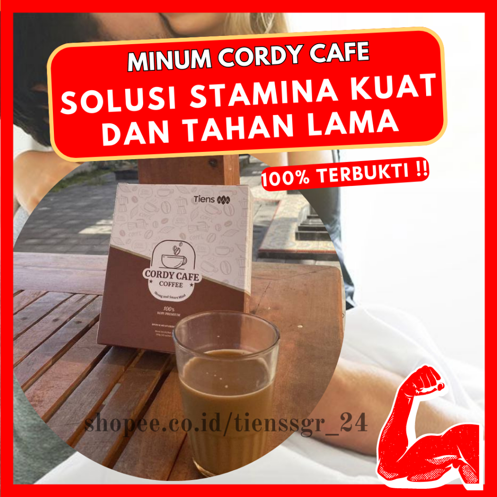 

ECER CORDY CAFE KOPI STAMINA PRIA DEWASA SEHAT KUAT TAHAN LAMA
