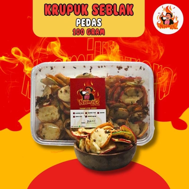 

KERUPUK SEBLAK DAUN JERUK 100gr.
