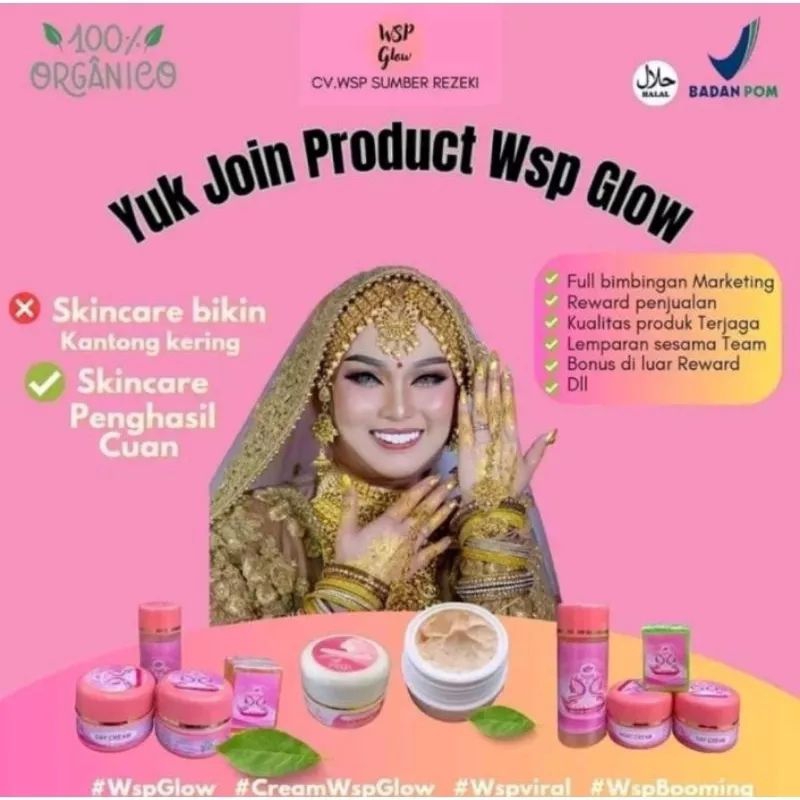 WSP GLOW SKINCARE ORIGINAL BPOM