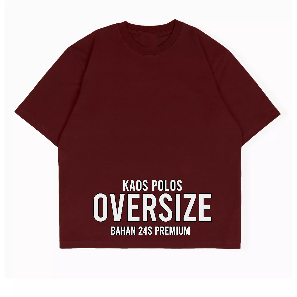 Kaos Polos 24s Oversize Korea Style Termurah Kaos Polos Big Size Lengan Pendek T shirt basic Oversiz