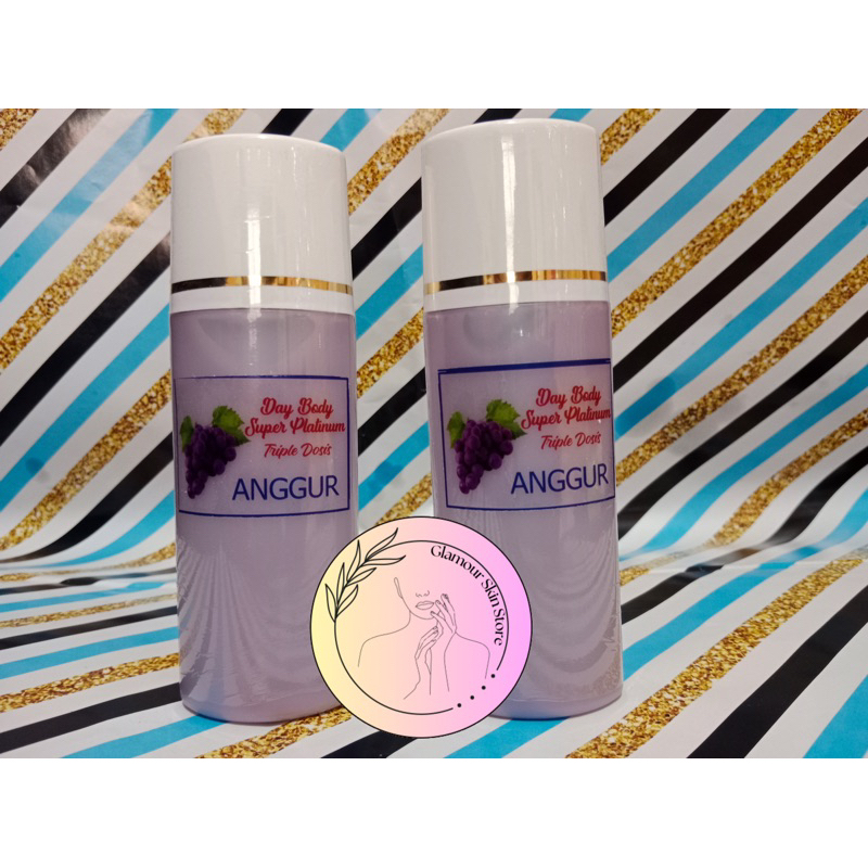 DAY LOGO ANGGUR HB TRIPLE DOSIS LOTION SKIN GLOW BODY WHITENING PLATINUM