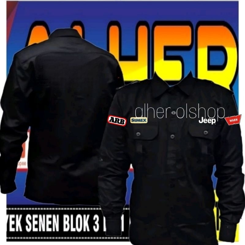 kemeja Jeep baju Jeep seragam Jeep kemeja off-road baju off-road kemeja offroad baju offroad kemeja 
