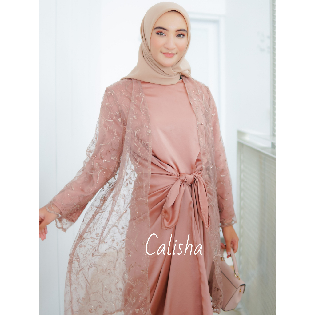 Latopia_ Outer Tille Kanaya By Calisha Kaftan Ikat Cape Brukat Outer Cardigan Outer Kebaya Outer