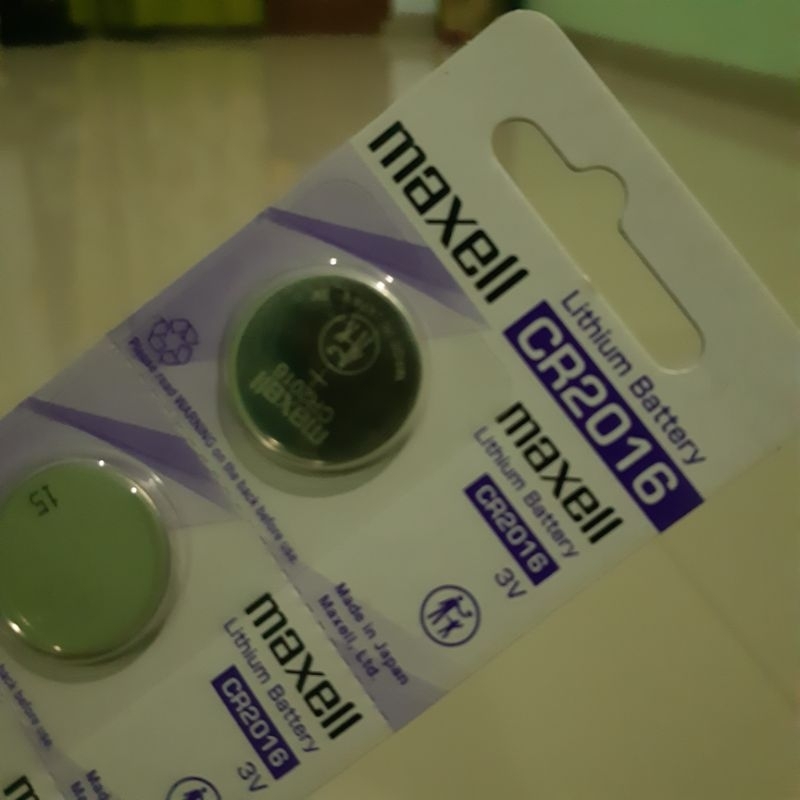 baterai kancing MAXELL ORIGINAL CR2016 made in JAPAN