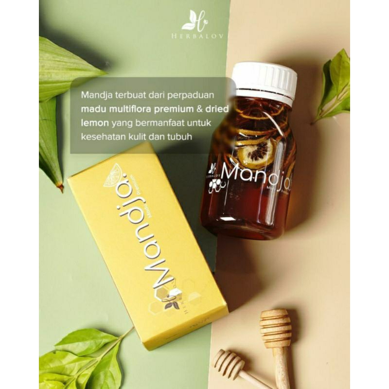 

madu Mandja. madu multiflora premium dan lemon kering.