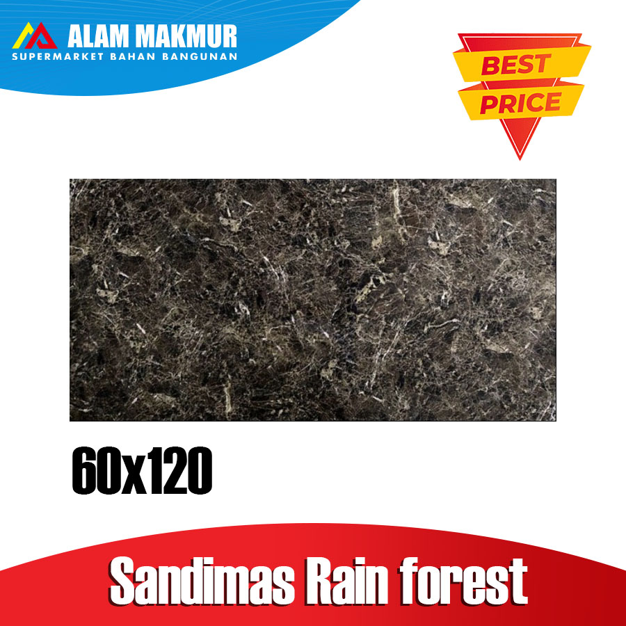 Granit sandimas 60x120 Rain forest