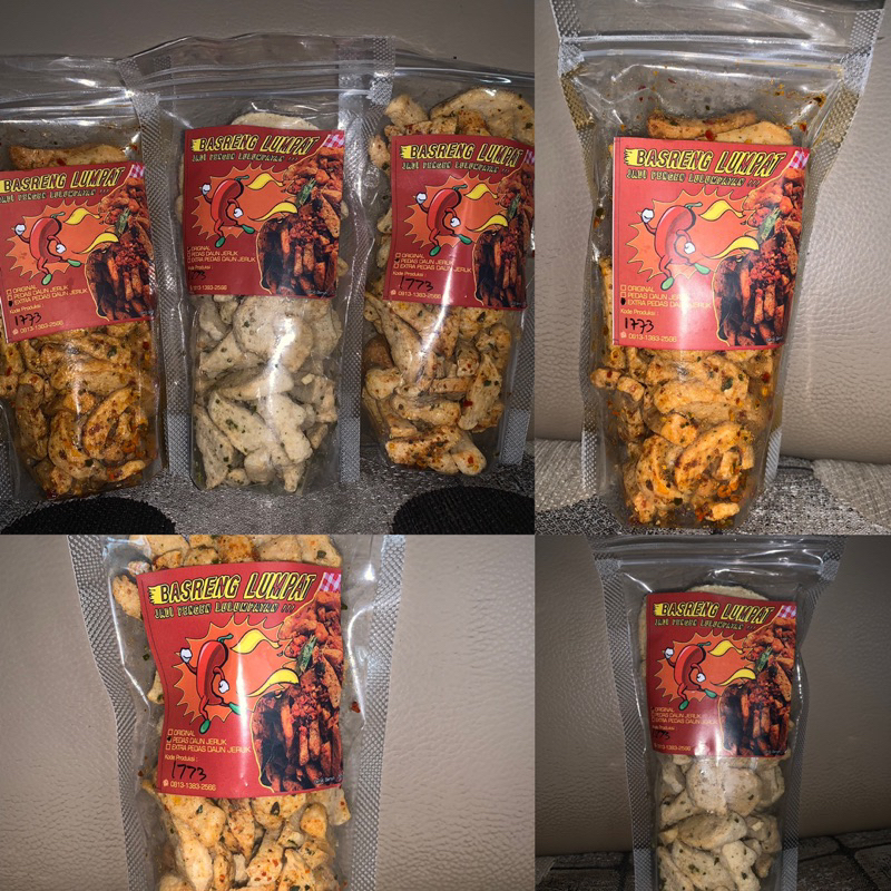 

Basreng Pedas Daun Jeruk 75gram / Original / Extra Pedas