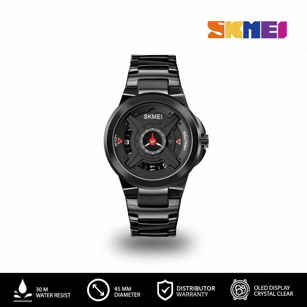 SKMEI 1699 Original Jam Tangan  Pria Analog Stainless Steel Jam Tangan Tahan Air