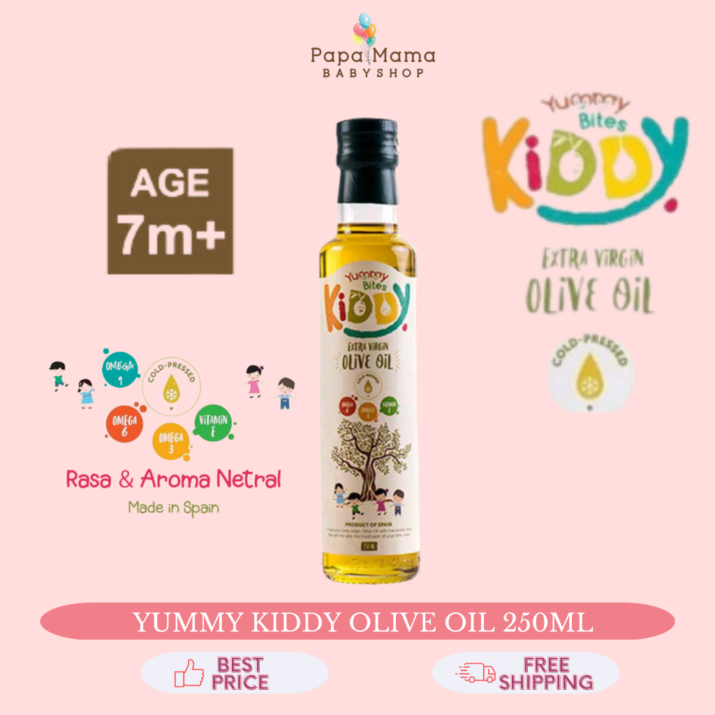 Yummy Kiddy Olive Oil Evoo Minyak Makan Bayi