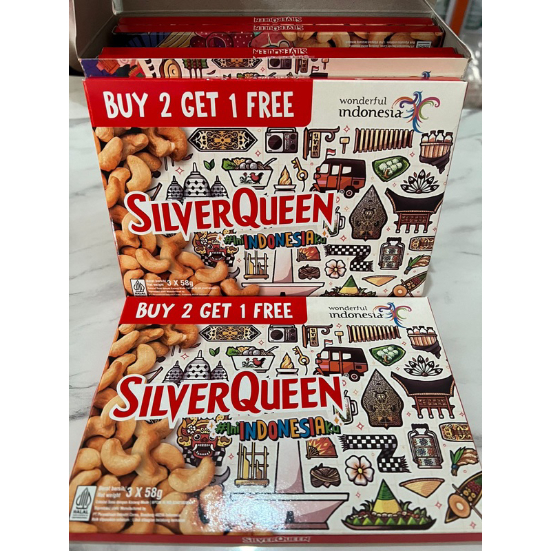 

Silverqueen ready buy 2 get 1free (dapat 3)