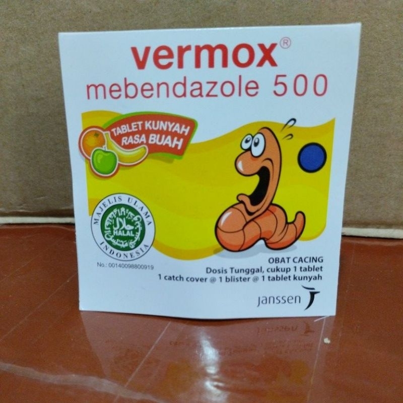 Vermox 500mg / obat cacing