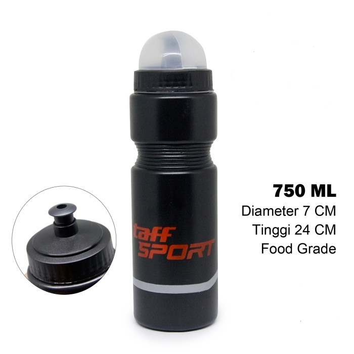 Taffsport Botol Minum Sepeda 750ml / Botol Plastik