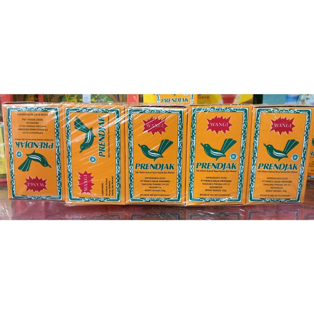 

Wangi Teh Prendjak Teh Hitam Bubuk Vanila dan Mawar 50gr (1Pack)
