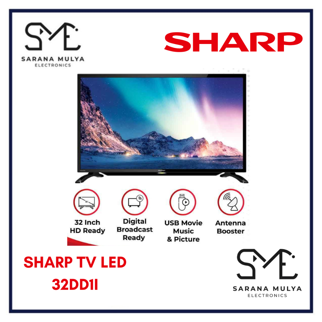 SHARP TV LED 32DD1I HD - 32INCH DIGITAL TV