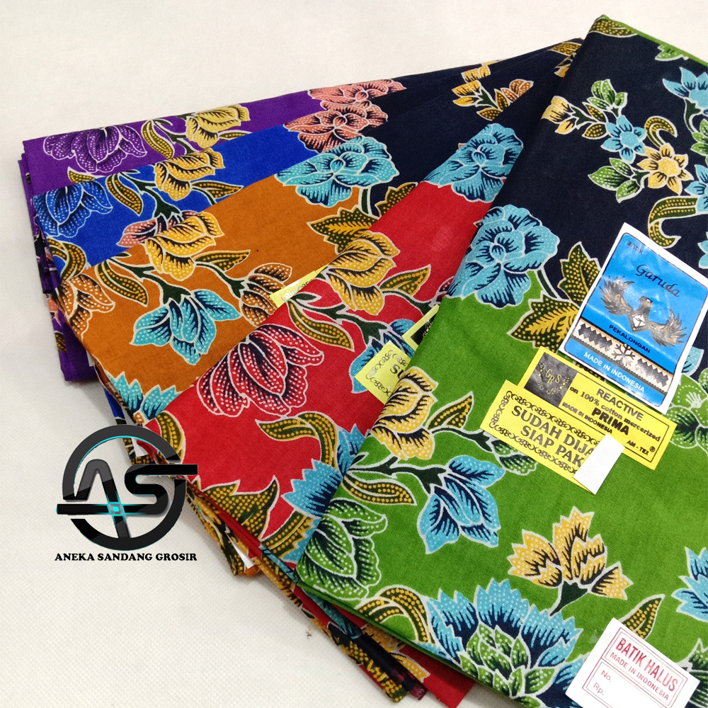 SARUNG BATIK WANITA HALUS MOTIF BUNGA / SARUNG CAP GARUDA / SARUNG SANTRIWATI / SARUNG WANITA SIAP P