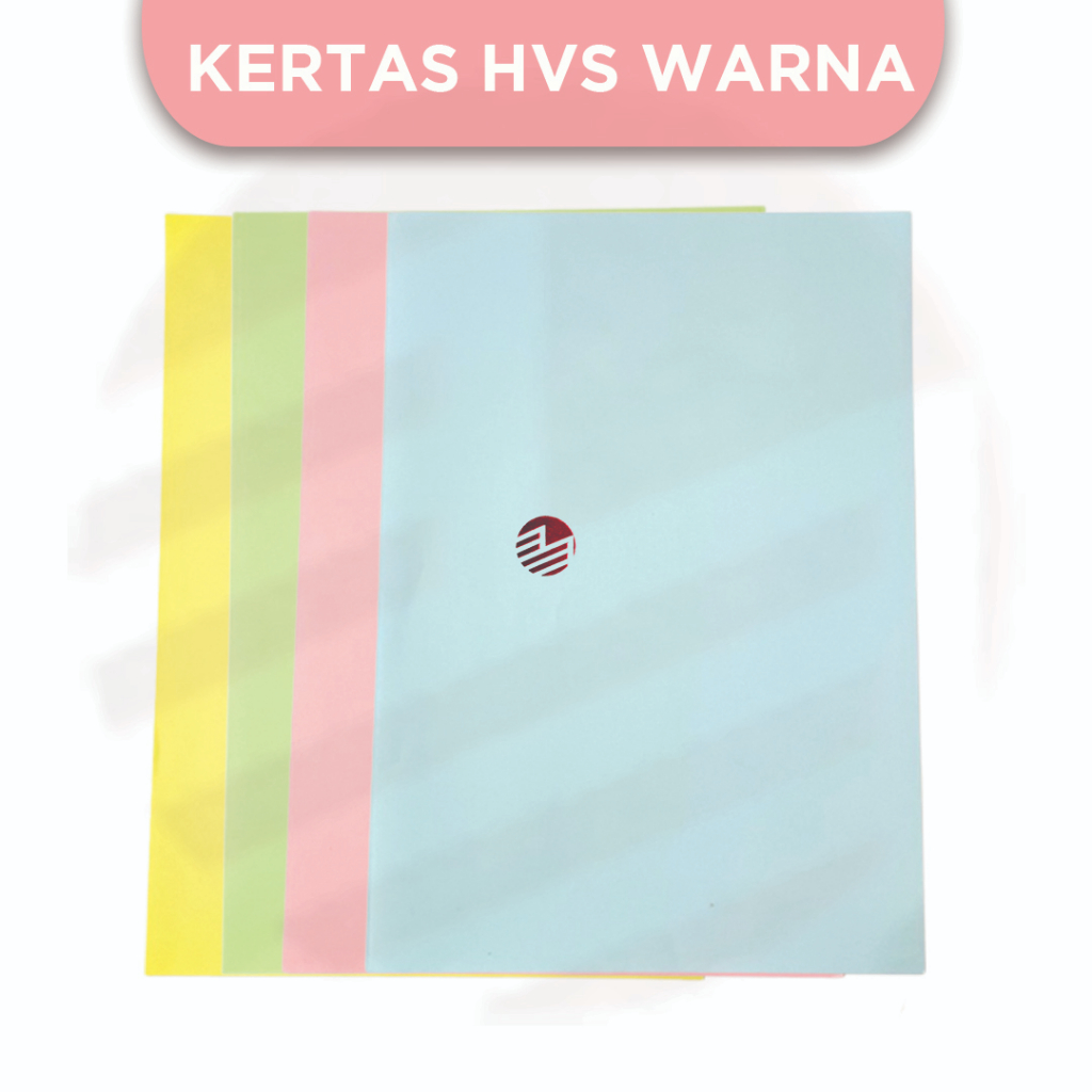 

Kertas HVS Warna PINK/BIRU/KUNING/HIJAU - INDAH KIAT