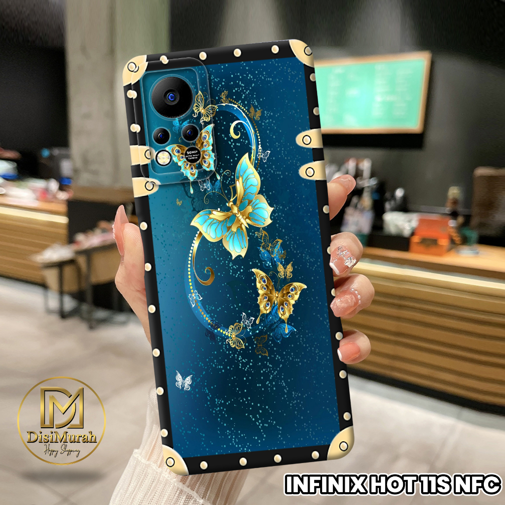(DS0569) Case Hp Pro Kamera Infinix Hot 11S NFC  MOTIF Butterfly Ready Untuk semua tipe handphone Vivo Realme Xiaomi Samsung Infinix Itel vision Iphone Softcase Lentur casing protection