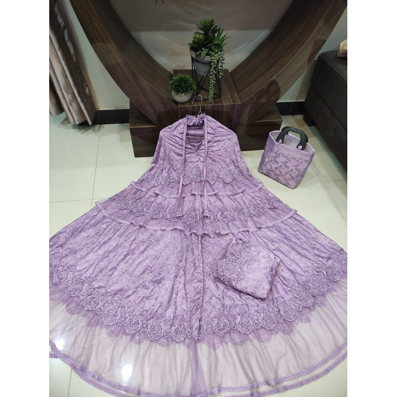 MUKENA PENGANTIN MUTIARA HILYA PRADA MEWAH (BESTSELLER)