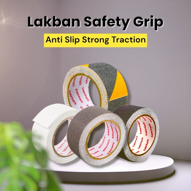 

Lakban Safety Grip Anti Slip Strong Traction Size 5 m x 5 cm