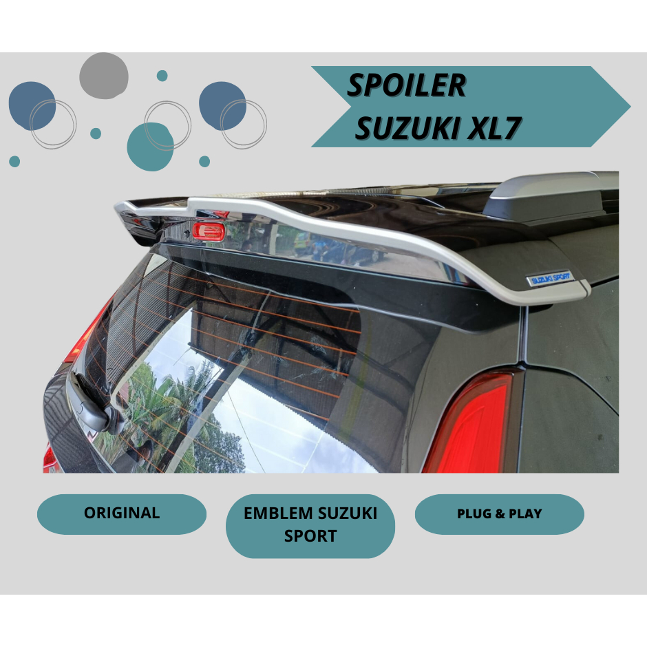Spoiler Mobil SUZUKI XL7 ORIGINAL DENGAN EMBLEM SUZUKI SPORT