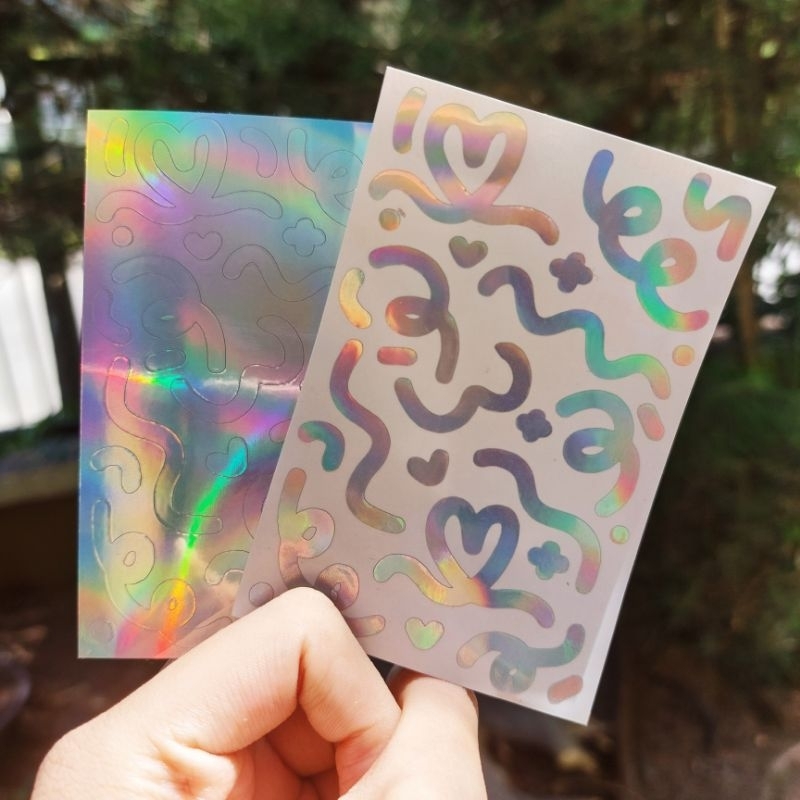 

[1 lbr] deco confetti hologram sticker