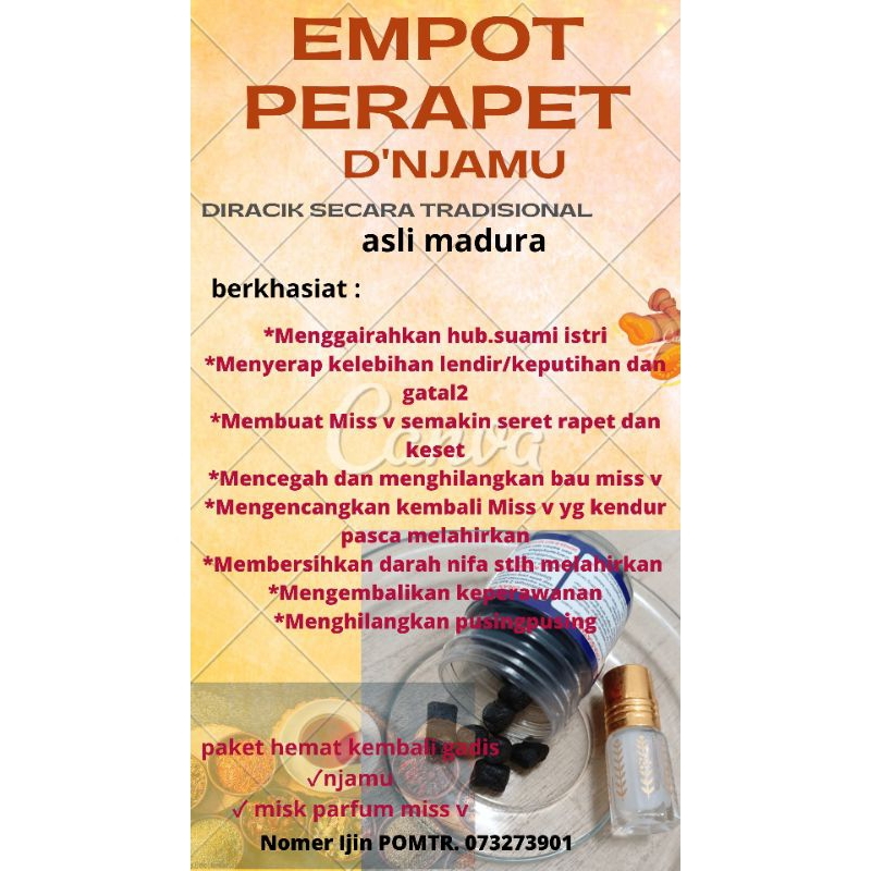 

paket duo hemat empot+misk