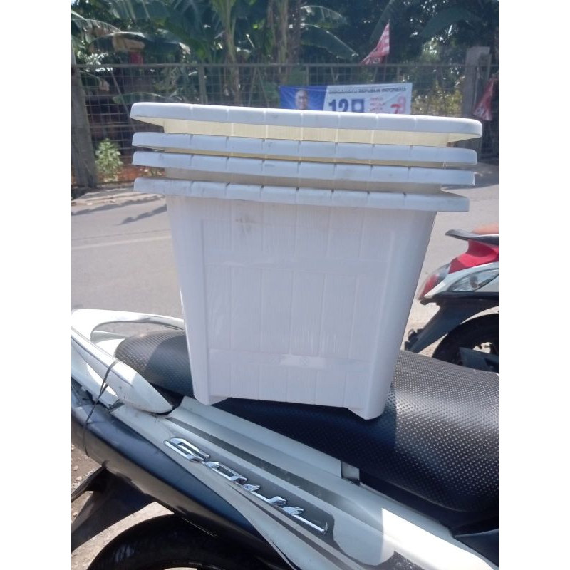 Pot Tanaman Bunga Kotak Jumbo Ukuran 40/Pot PSG kotak 8040/Pot Kotak 40/Pot Segi Persegi 40/Pot Tana
