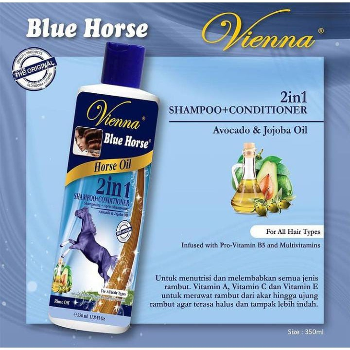 BEAUTY - SHAMPO KUDA VIENNA 2IN1 BPOM - SHAMPO+CONDITIONER VIENNA 2IN1