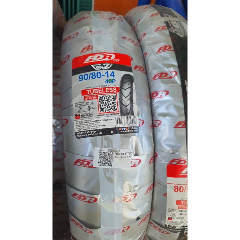 BAN LUAR FDR GENZI 90/80-14