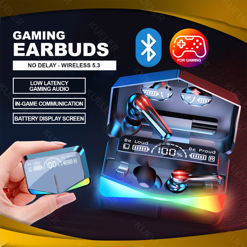 M28 TWS 5.1 Bluetooth Earphone Gaming Latensi Rendah Headset Gaming Headset Bluetooth Gaming Hedset 