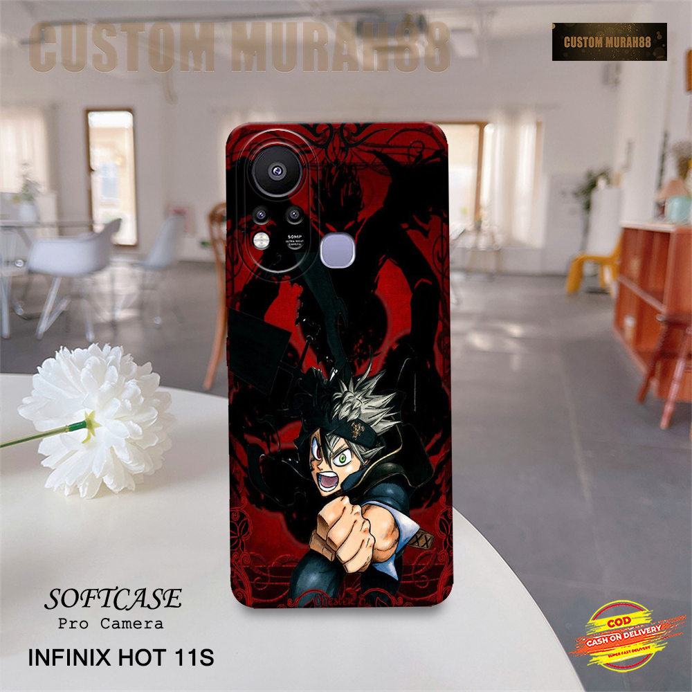 Case Infinix Hot 11S Terbaru - Fashion Case ANIME - Casing Hp Infinix Hot 11S - Softcase Pro Camera 