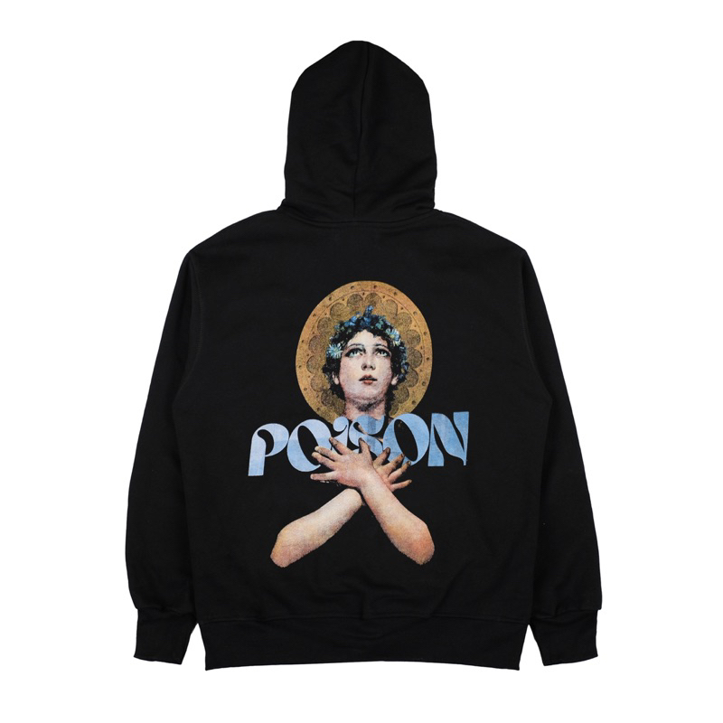 POISON FOREVER - Sanctuary Hoodie Black - Heavyweight 330GSM