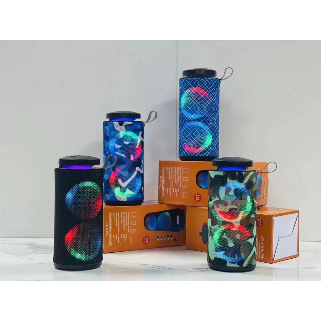 Speaker Bluetooth Sound Bass Spiker Blutut Lampu LED RGB Speker Bloetooth Portable Wireles