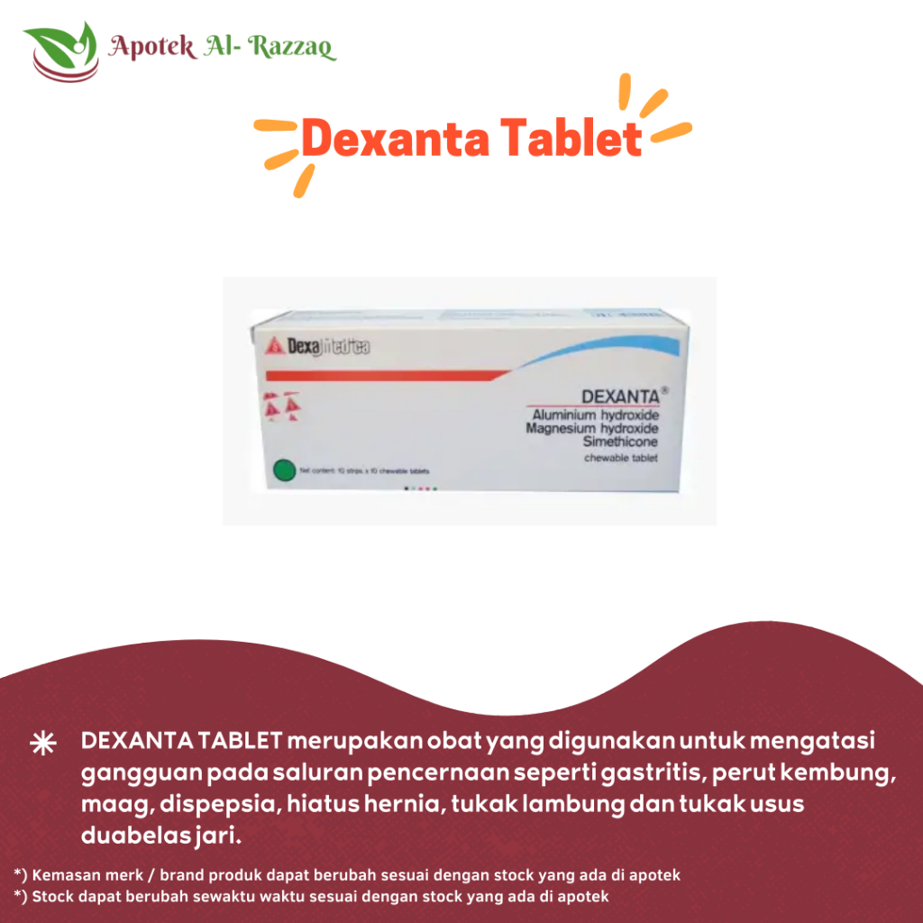 Dexanta Strip 10 Tablet Kunyah - Maag