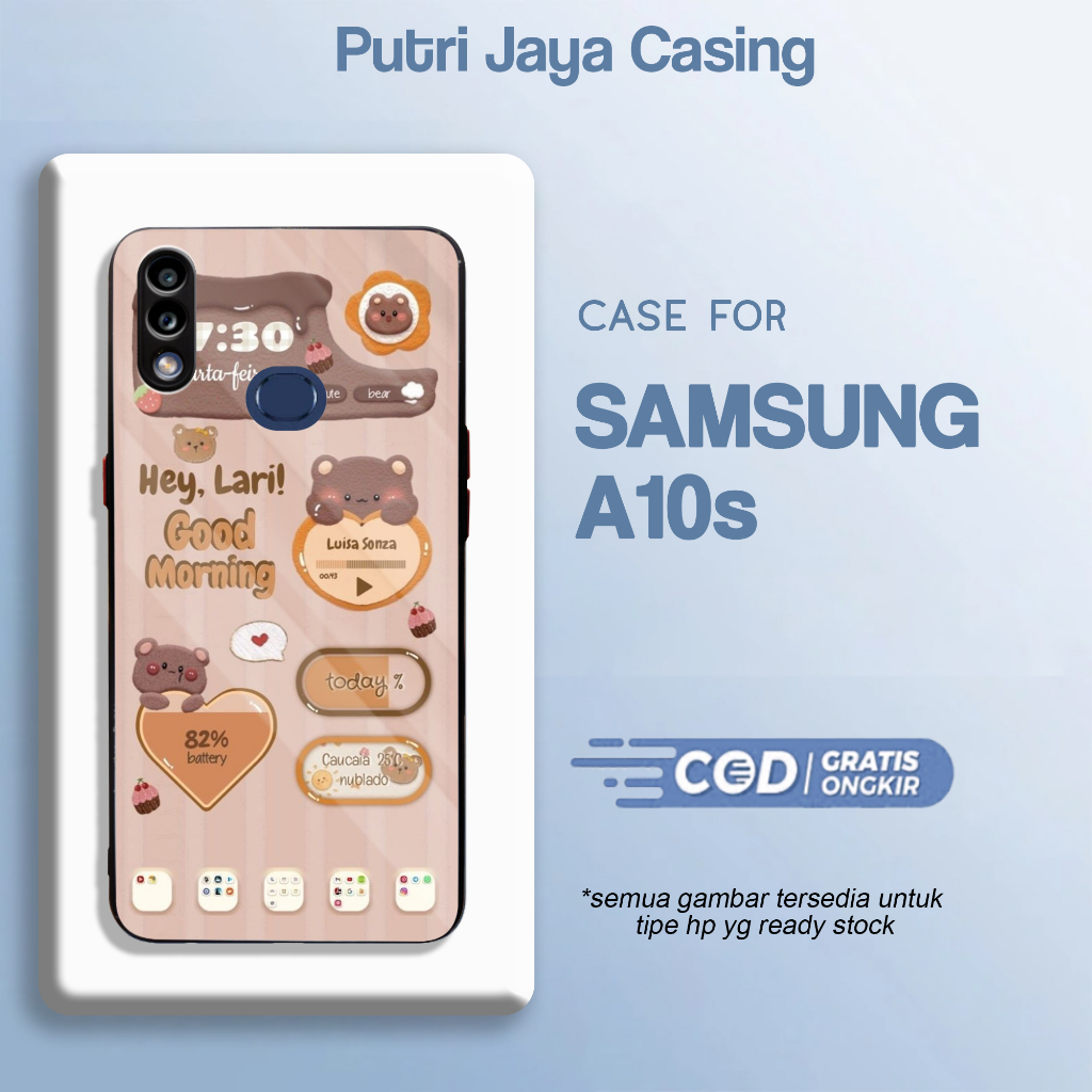 Case Hp Samsung A10s Casing Samsung A10s Motif ANIME BEAR 03 Casing Terbaru Case Karakter Lucu Casin