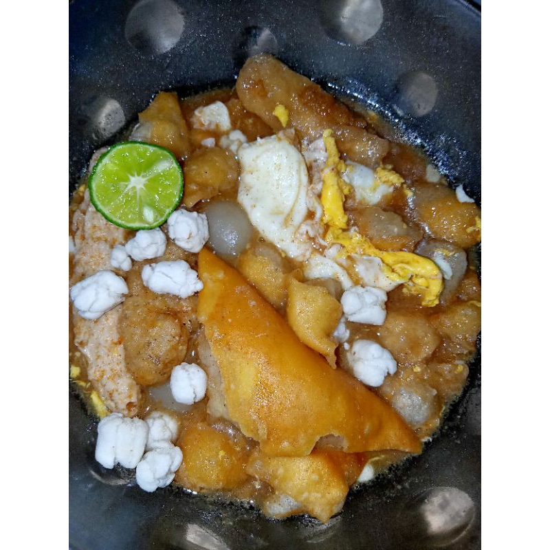 

Bakso aci topping lengkap