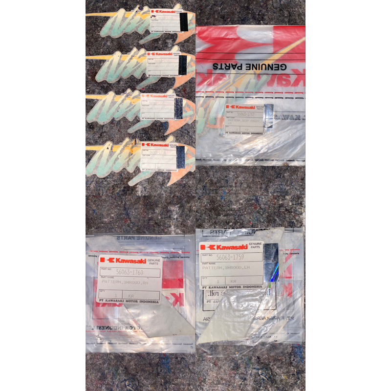 STIKER NINJA KIS 2000-2001 BIRU