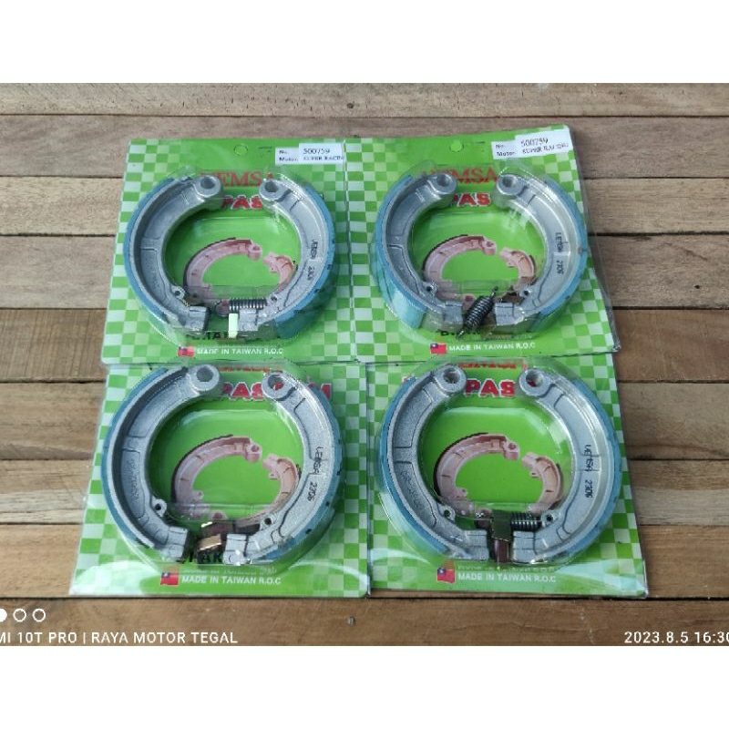 kampas rem vespa racing vemsa r8/super