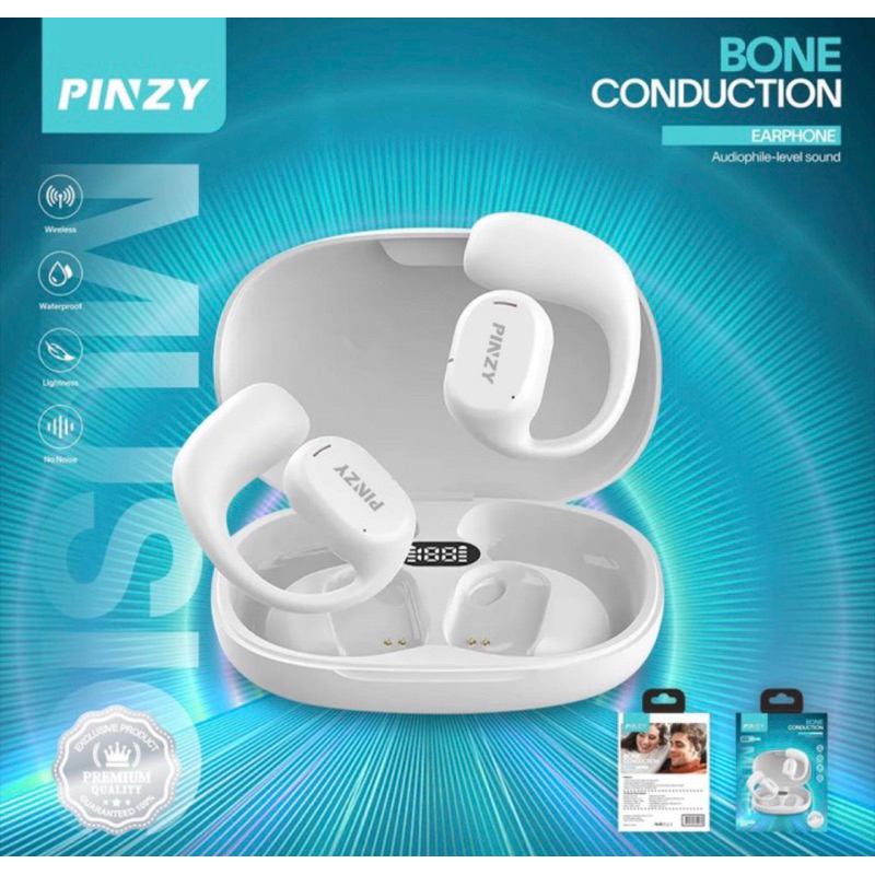 PINZY ANC6 Headset Bluetooth TWS ANC6 premium Quality Sound - Headset TWS ANC6