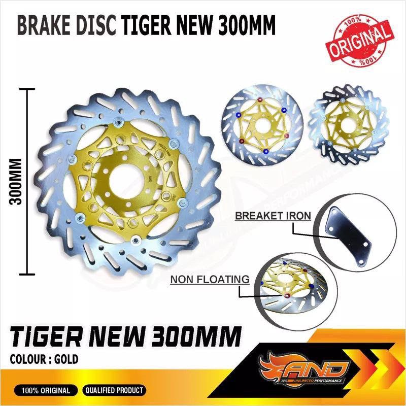 Piringan Cakram Depan Lebar Floating Tiger New Tiger Revo