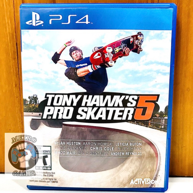 Tony Hawk Pro Skater 5 Ps4 Kaset Tony Hawks Pro Skater 5 Ps4 Playstation PS 4 5  CD BD Game Games ba