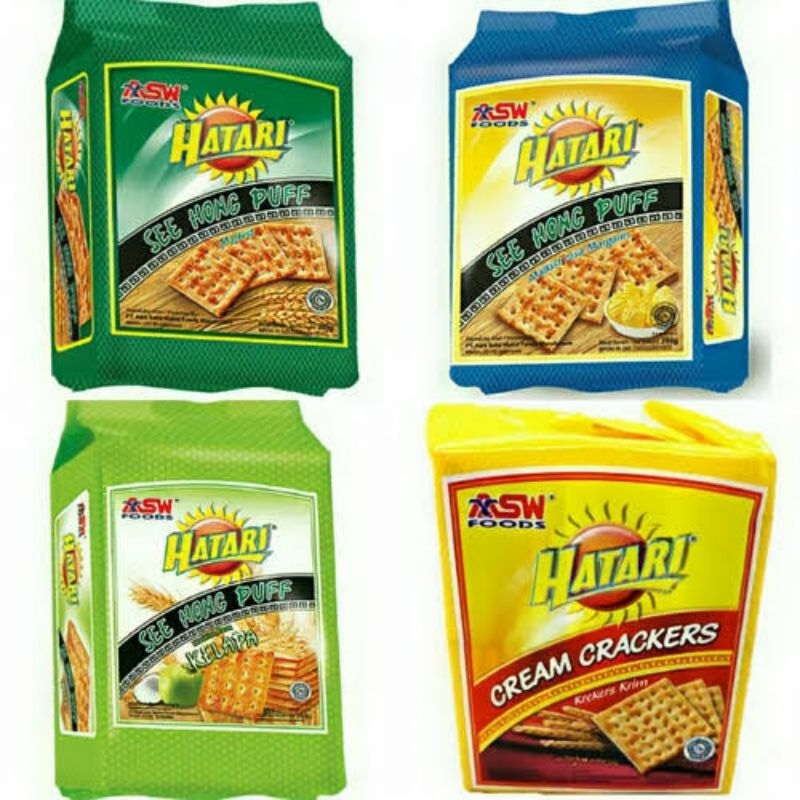 

Biskuit Roti Hatari Crackers See Hong Puff @245gr