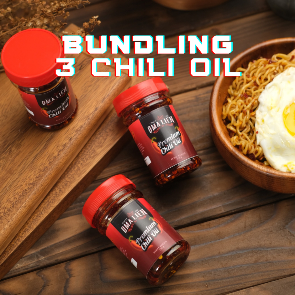 

BUNDLING 3 CHILI OIL PEDAS HALAL