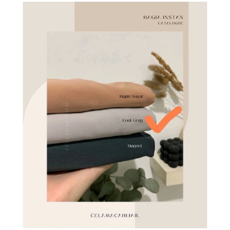 CELAMACA HIJAB/ HAGIA INSTAN SQUARE /INSTAN JERSEY (PRELOVED)