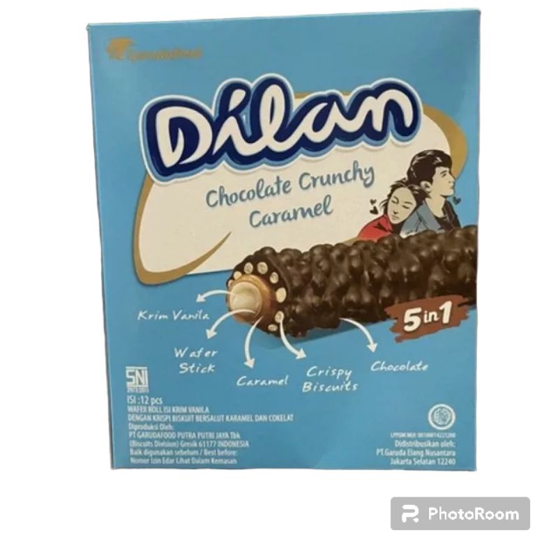 

Dilan Coklat Cruncy isi 12 pcs Griya Snack